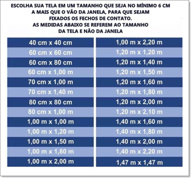 Tela Mosquiteira com Velcro para Janela