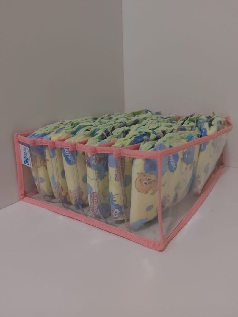 Colmeia Organizadora para Roupa de Bebê em PVC Azul (5 pçs) - Imagem 3