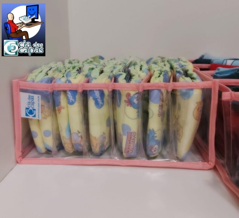 Colmeia Organizadora para Roupa de Bebê em PVC Azul (5 pçs) - Imagem 9