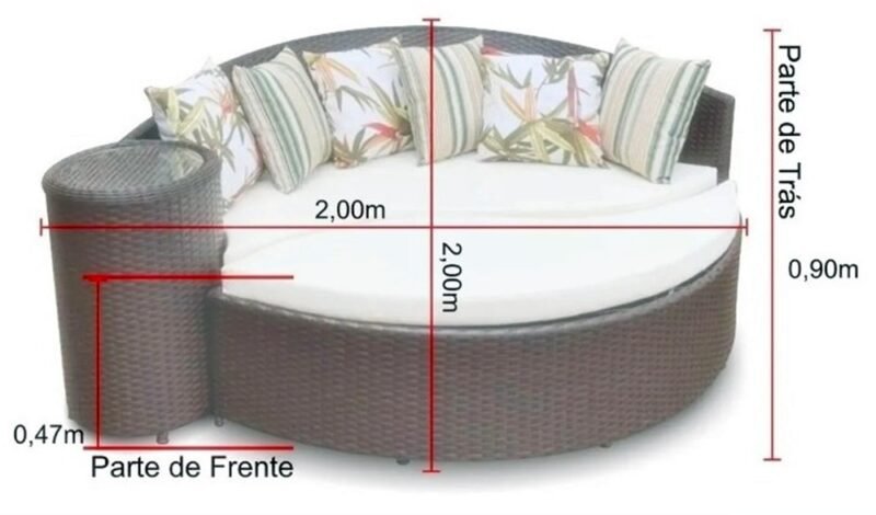 Capa Protetora Para Chaise - Imagem 8