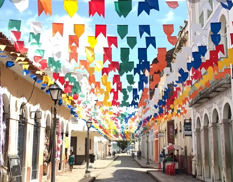Varal/Bandeirinha Em Tiras Tnt Color Reutilizável 10 Metros