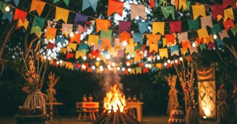 Bandeirinha Festa Junina TNT Reutilizável 10 Metros