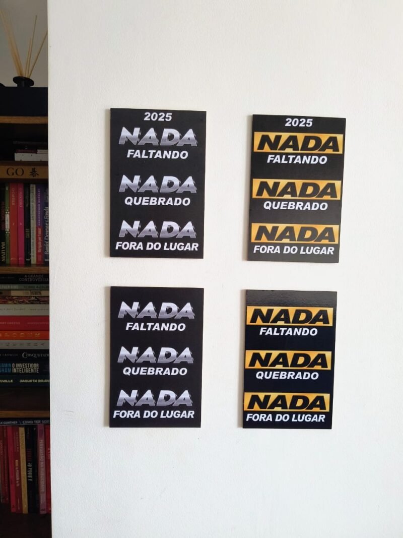 Placa Decorativa (3 UNID) - Imagem 10
