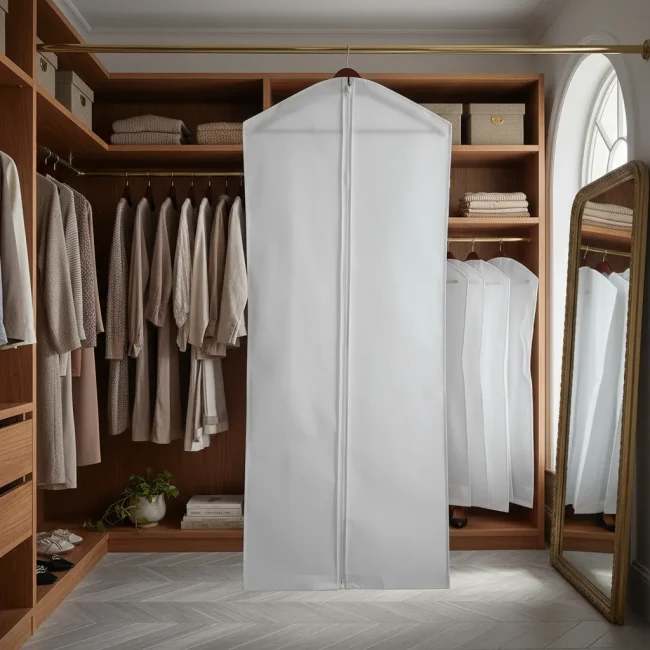 Capa Para Vestido - Modelo Simples Branca (1)