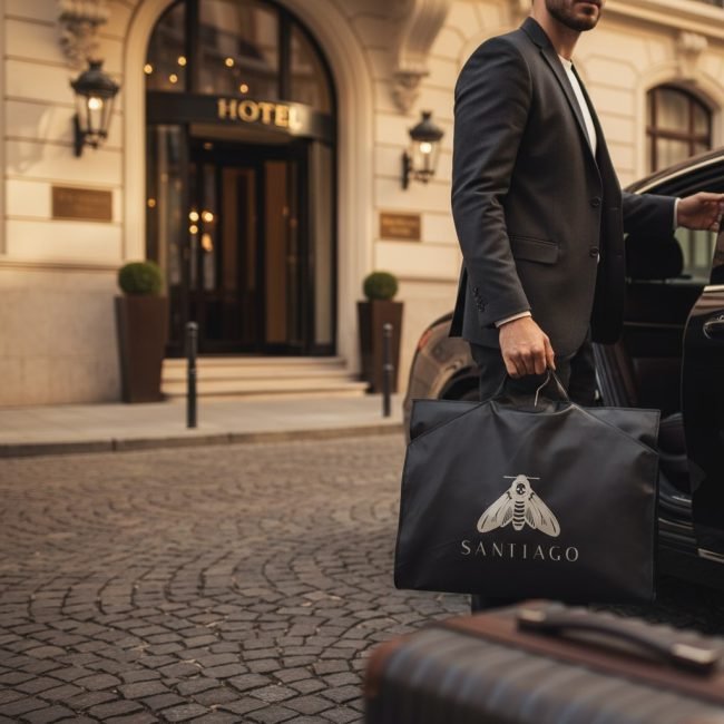 Capa de terno personalizada - Variação em formato de bolsa 2